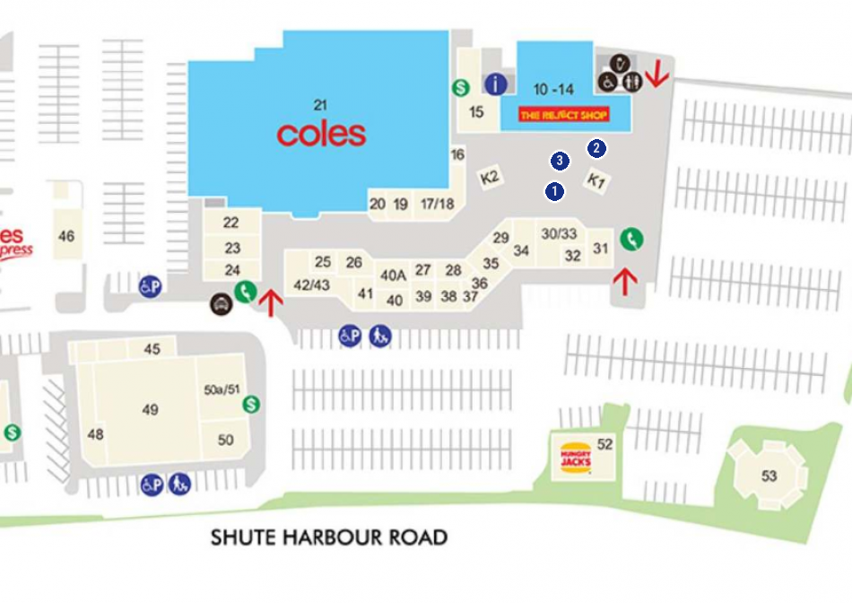 Whitsunday Shopping Centre Floor 1