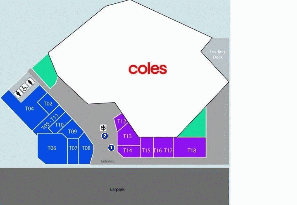 Coles Northlakes Shopping Centre Floor 1
