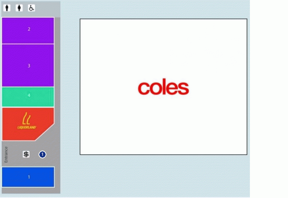 Coles Southgate Village Floor 1