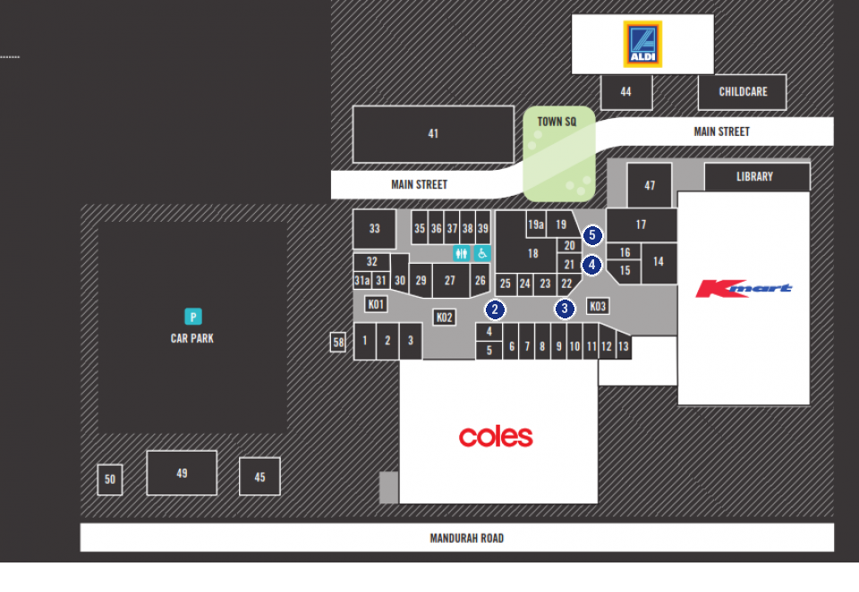 Lakelands Shopping Centre Ground Floor
