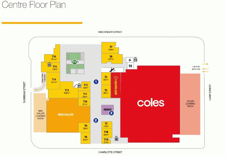 Clemton Park Shopping Village Floor 1