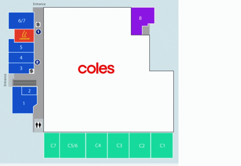 Coles Lilydale Village Floor 1