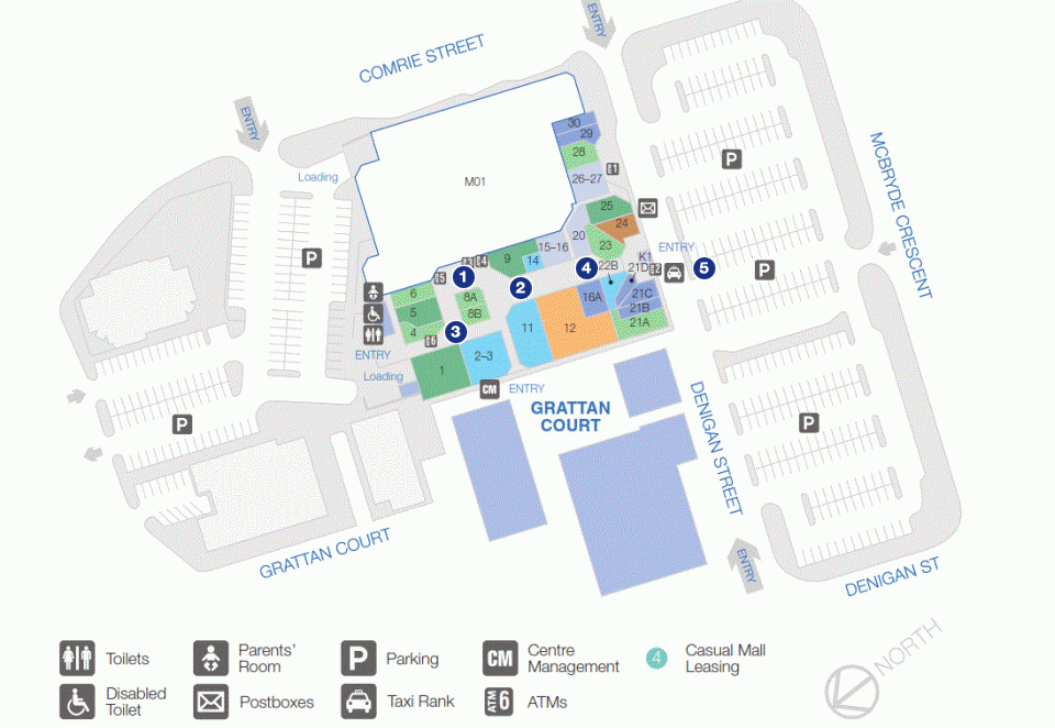 Erindale Shopping Centre Floor 1
