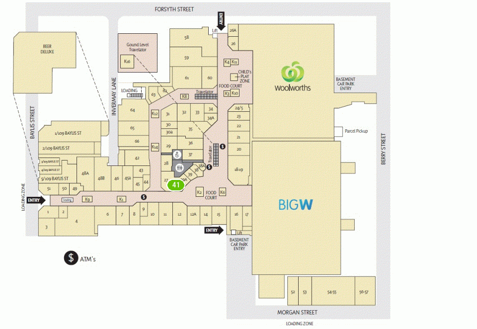 Wagga Wagga Marketplace Floor 1