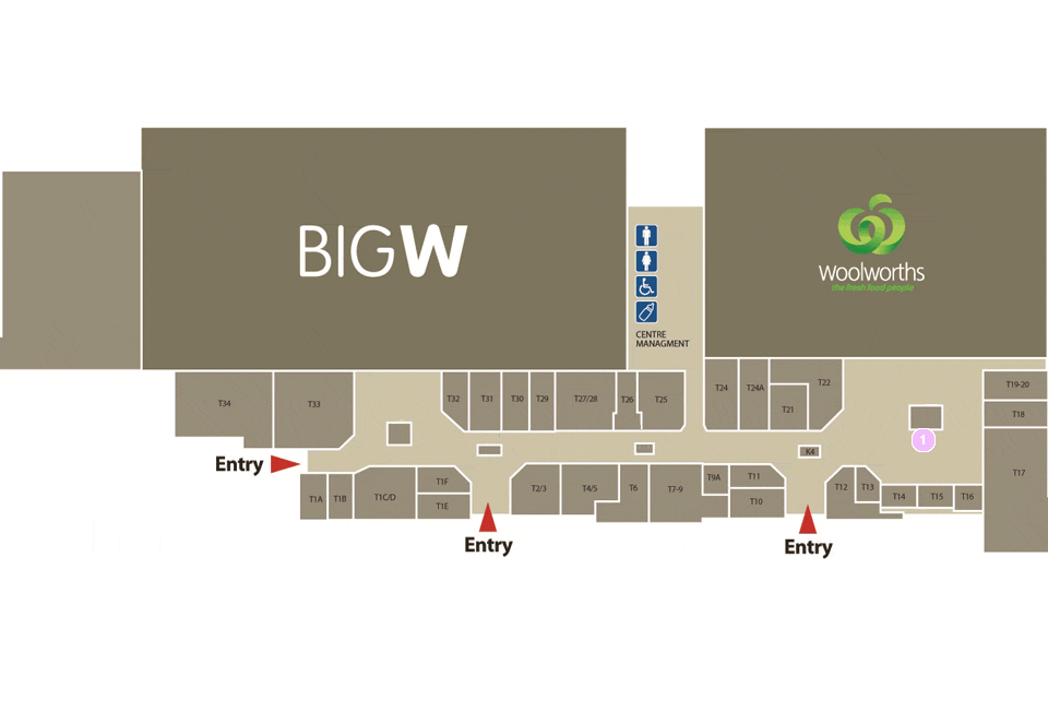 Mount Gambier Marketplace Floor 1